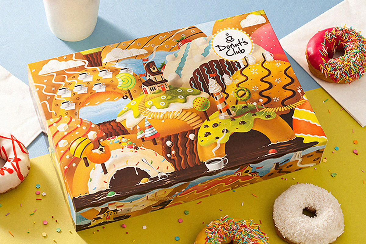 donuts packaging